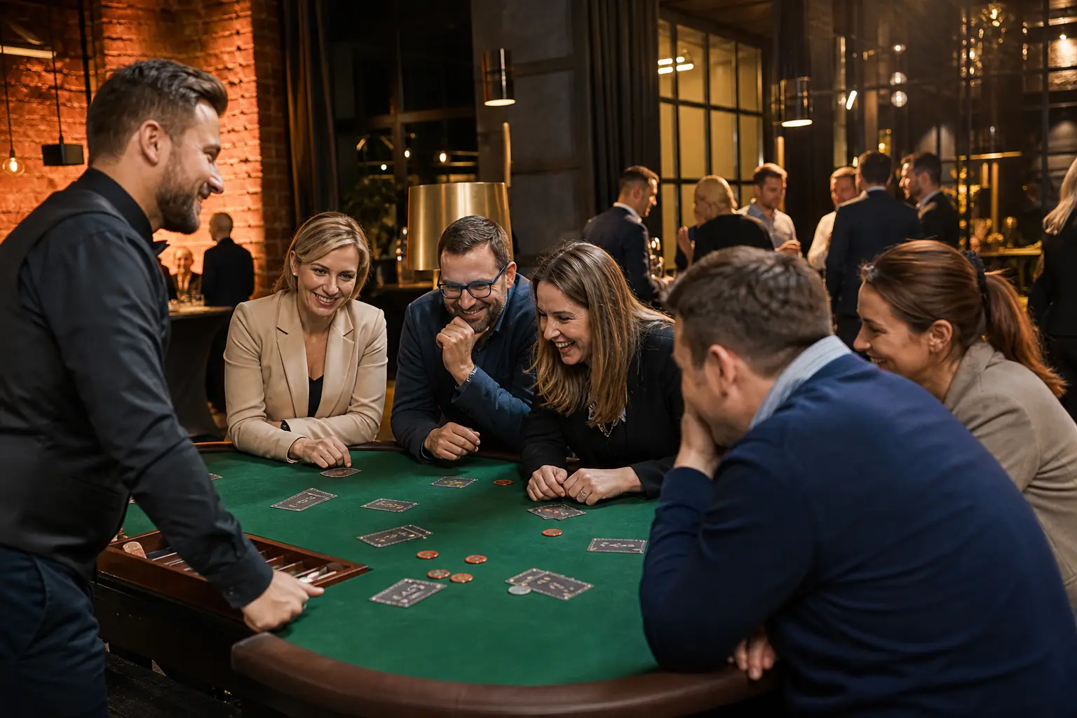 Team building — zespół podczas wspólnego wyzwania